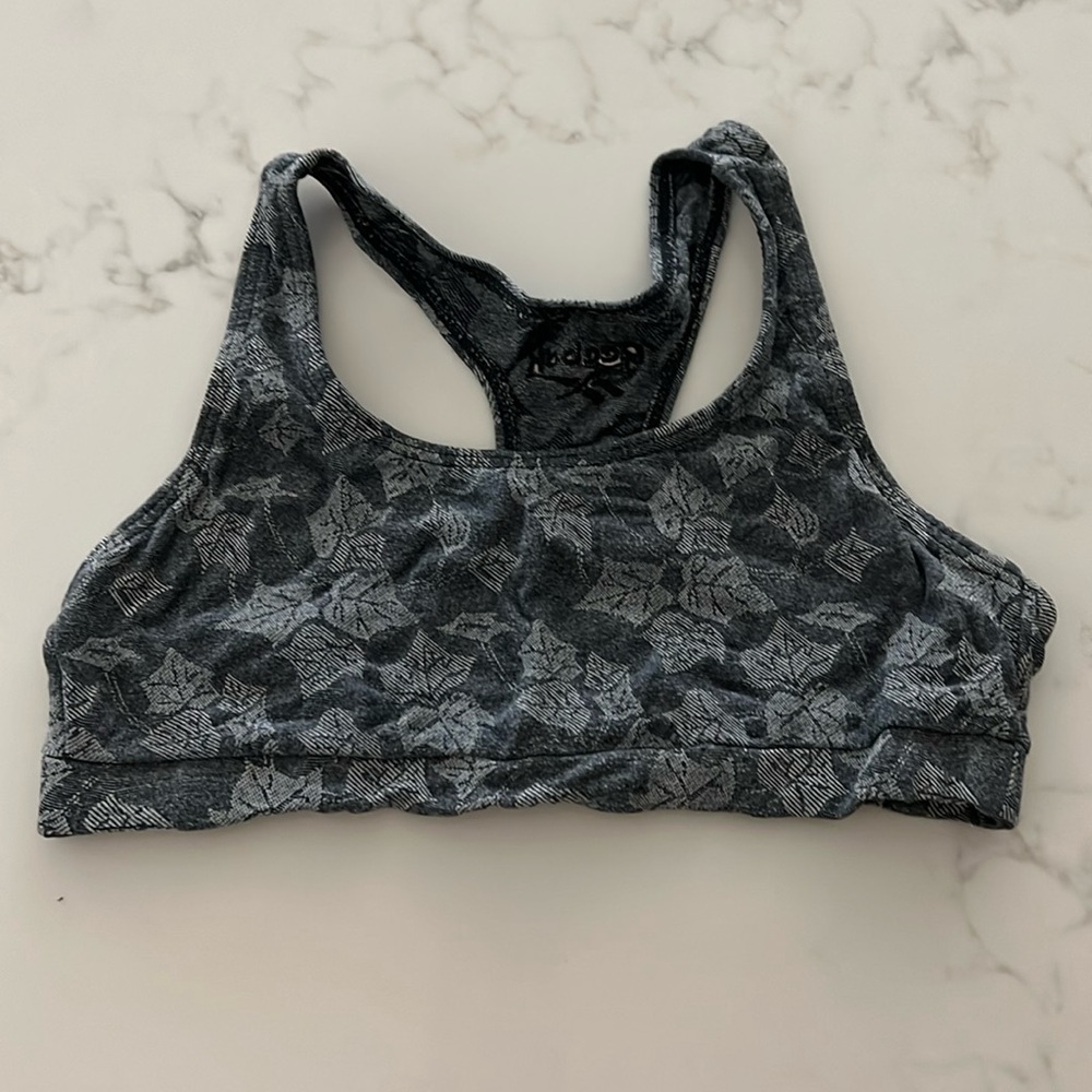 Reebok Lined Sports Bra | Small/Medium | No Pads | Gray, Black